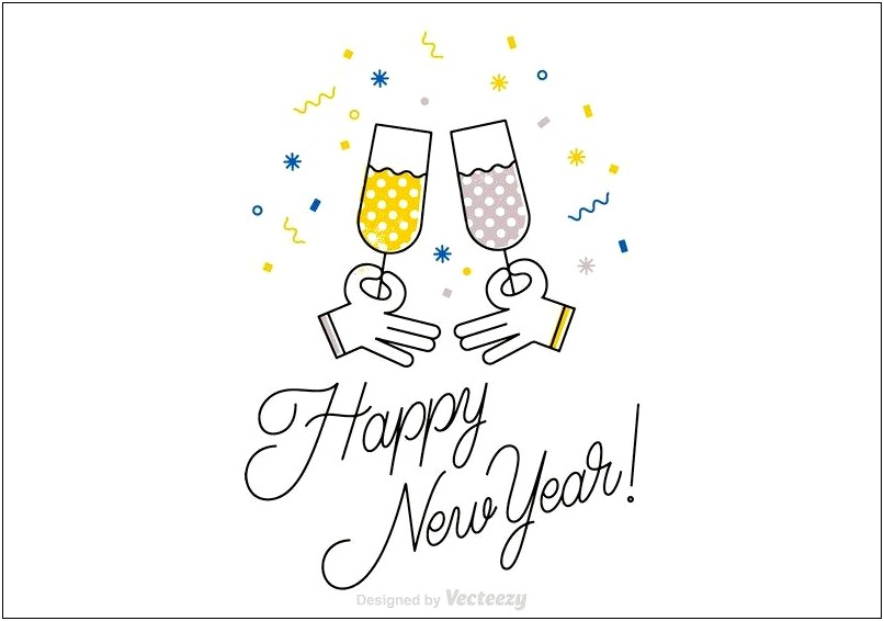 Free New Year Photo Card Templates
