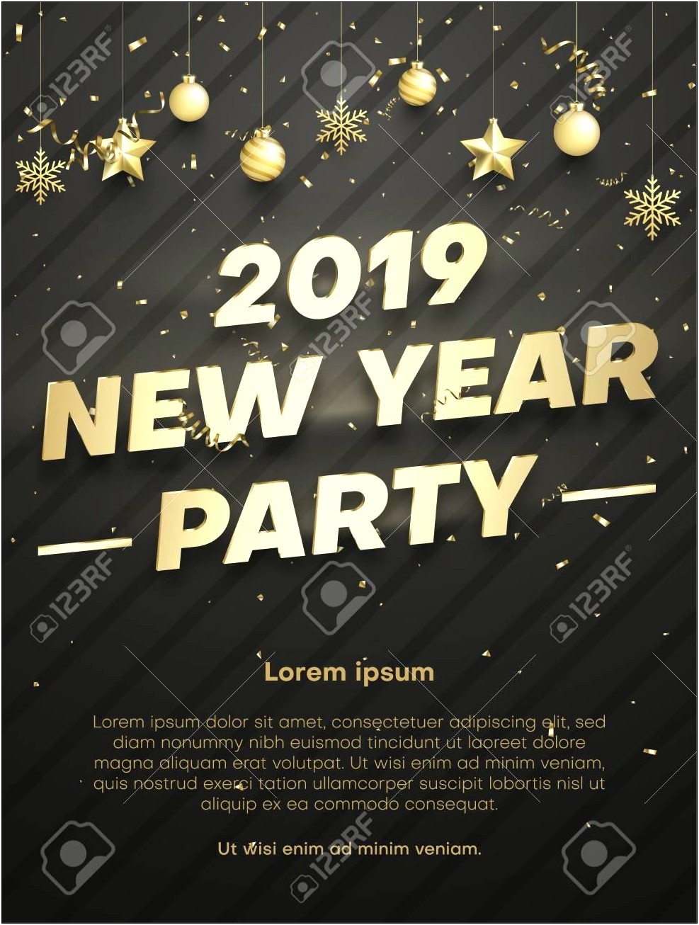 Free New Years Eve Poster Template