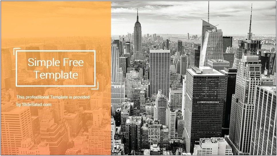 Free New York City Powerpoint Template