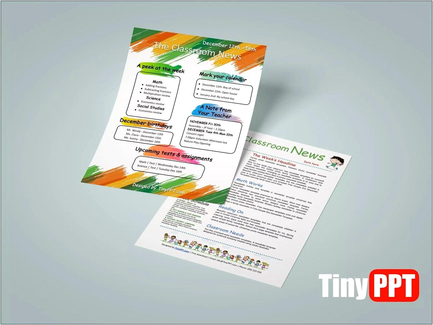 Free Newsletter Download For Google Docs Templates