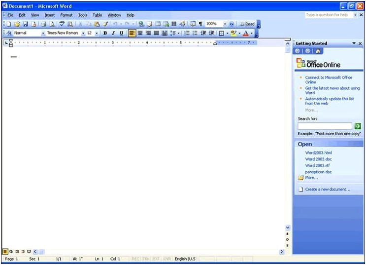 Free Newsletter Templates Microsoft Office 2003