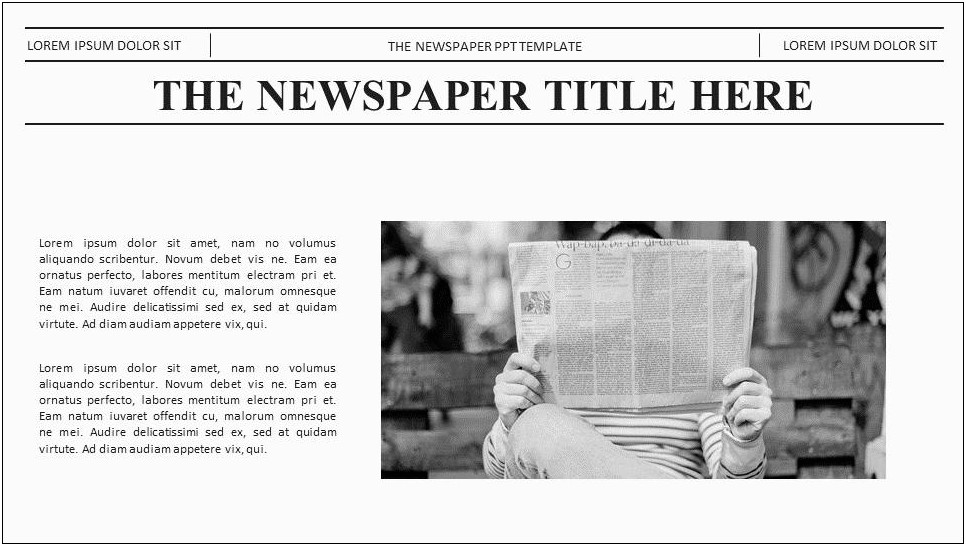 Free Newspaper Powerpoint Templates And Backgrounds