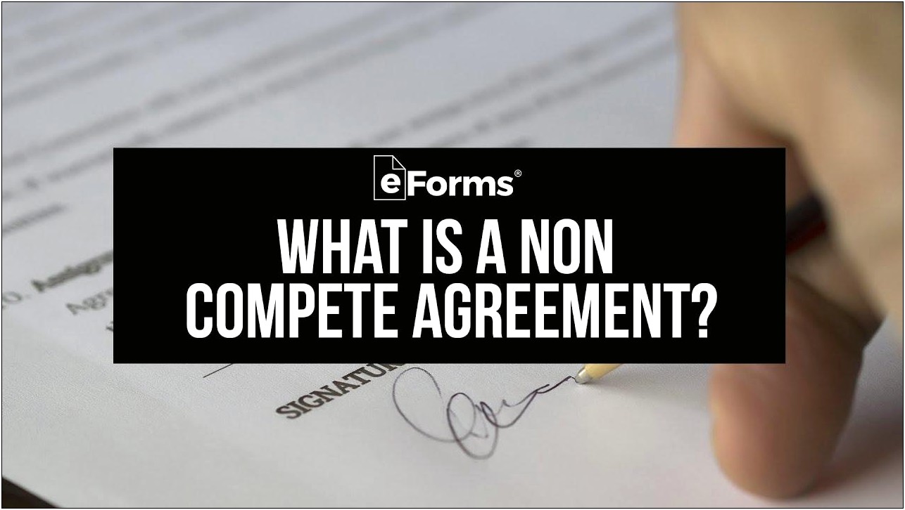Free Noncompete Agreement Washington State Template