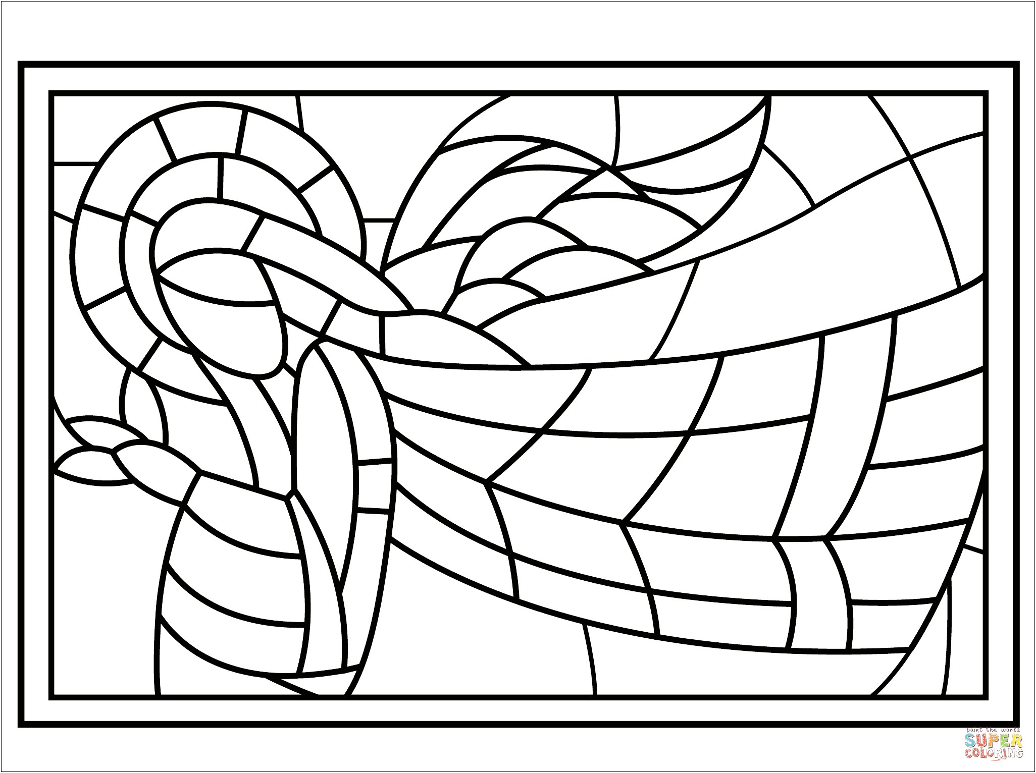 Free Number Templates For Stained Glass
