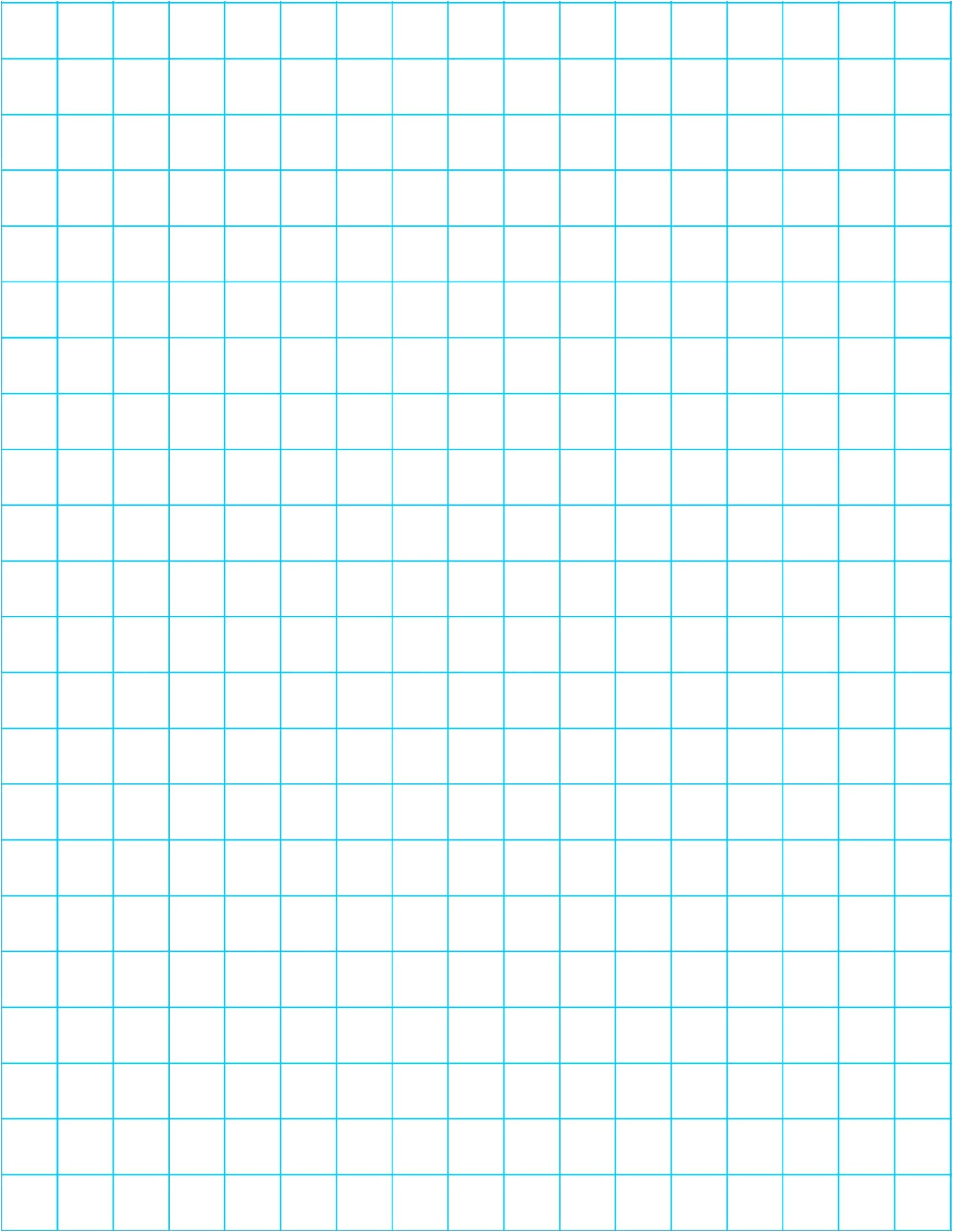 Free One Inch Graph Paper Template