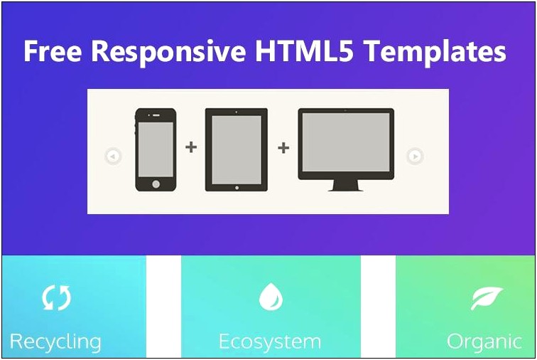 Free One Page Html5 Responsive Template