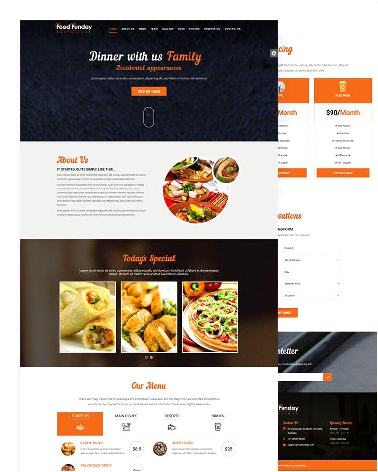 Free One Page Html5 Template Responsive