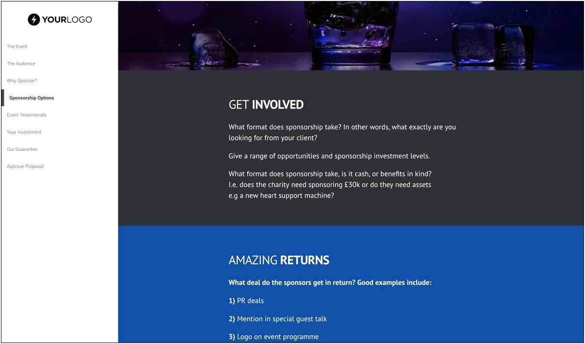 Free Online Event Proposal Template Word