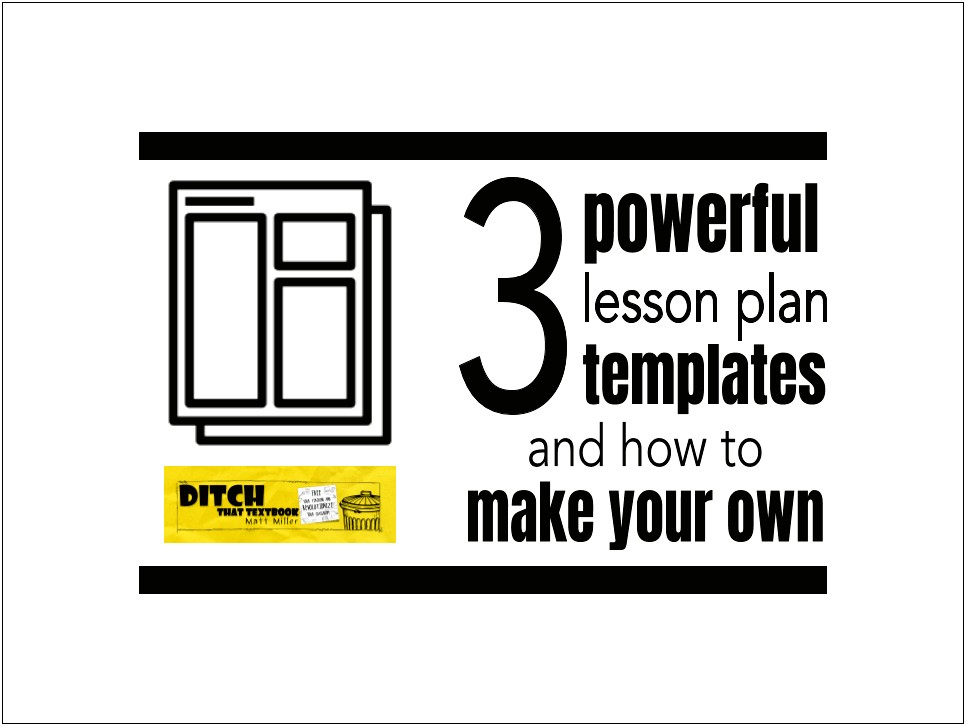 Free Online Lesson Plan Book Template