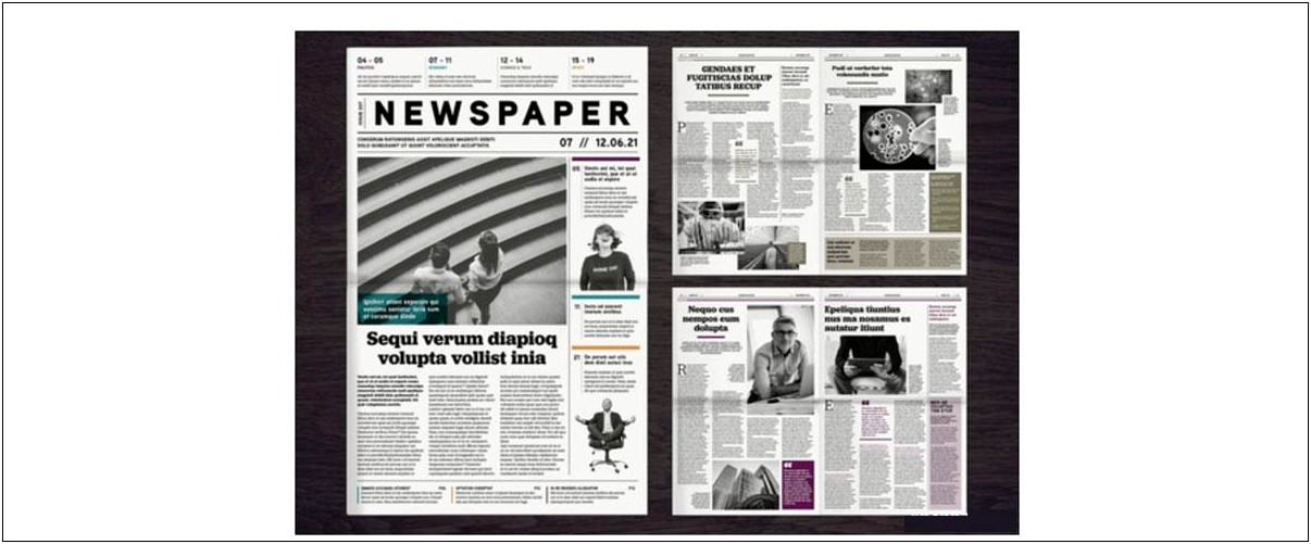 Free Online News Article Photoshop Template