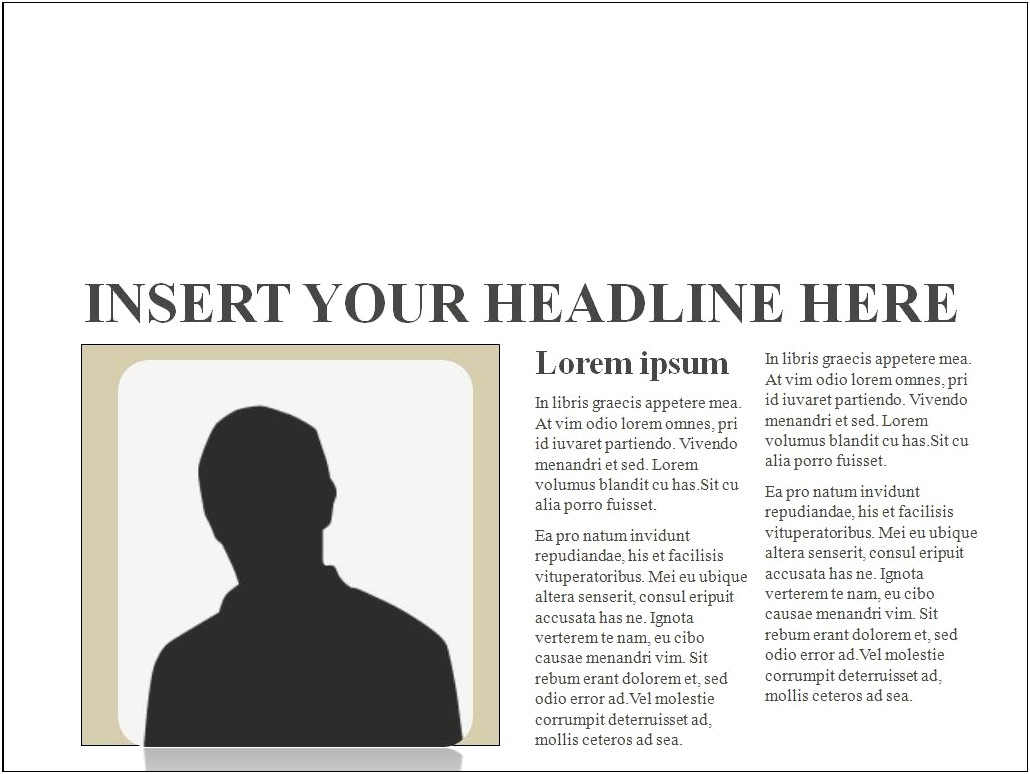 Free Online Newspaper Templates For Students
