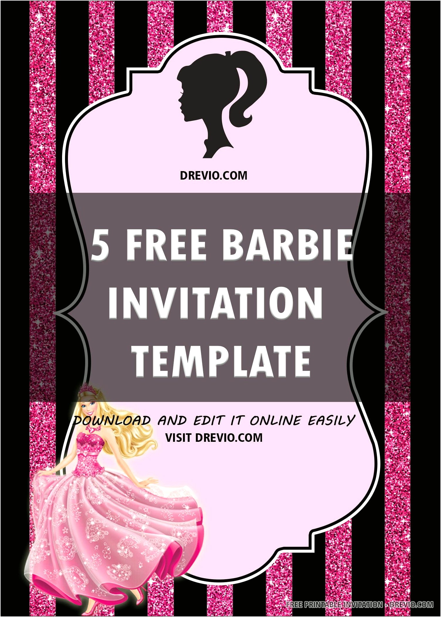 Free Online Printable Birthday Invitation Templates