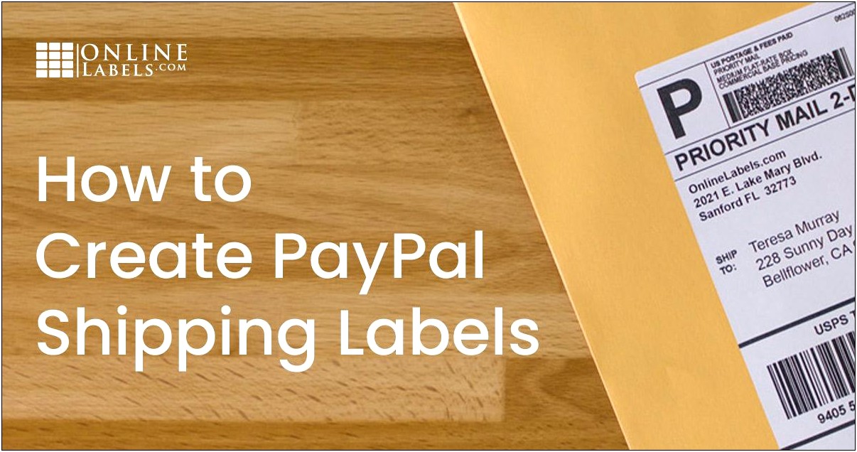 Free Online Printable Shipping Label Template