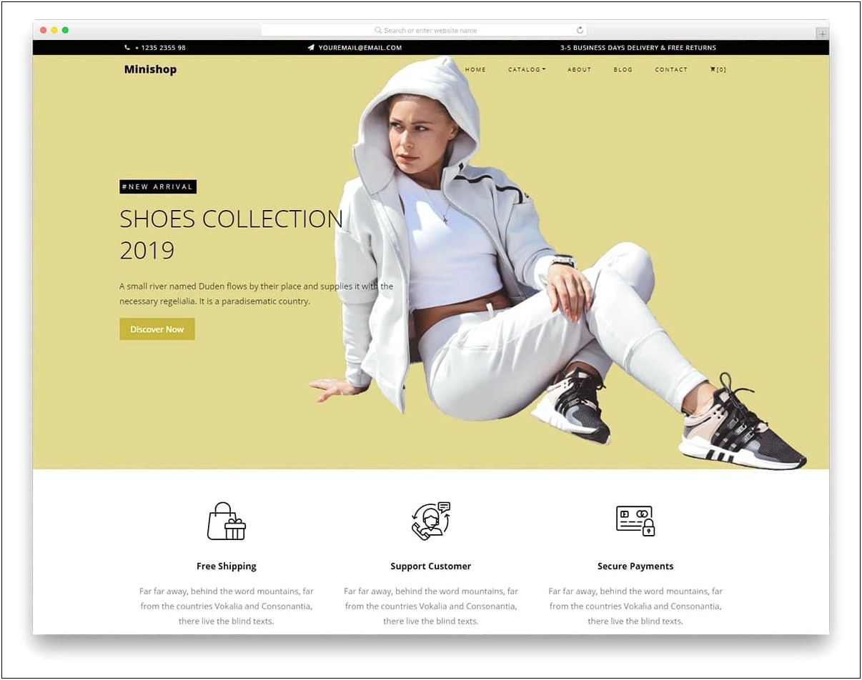 Free Online Shopping Cart Template Html