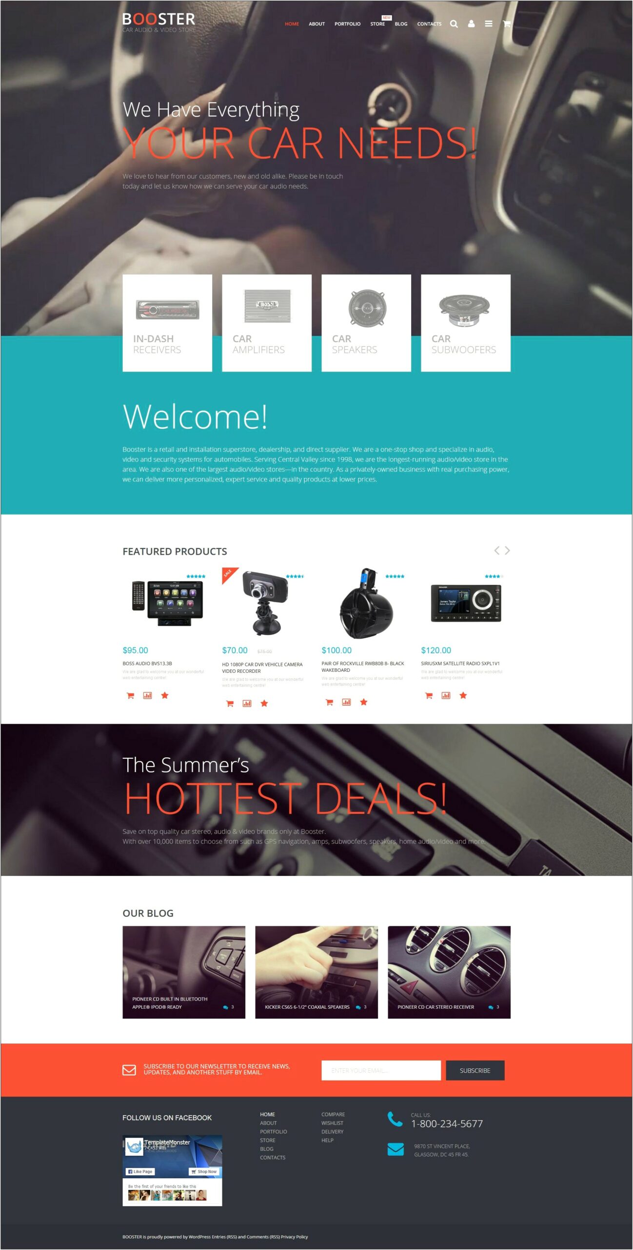 Free Online Store Template With Shopping Cart