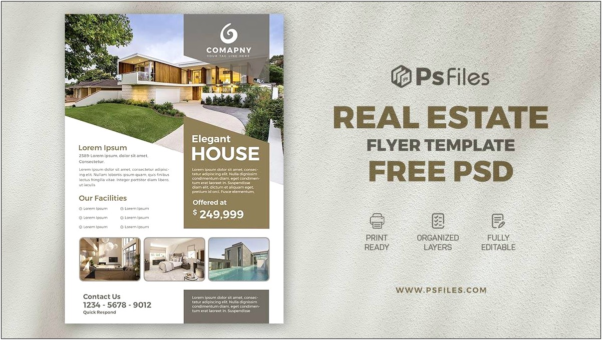Free Online Template For House For Sale Flyer