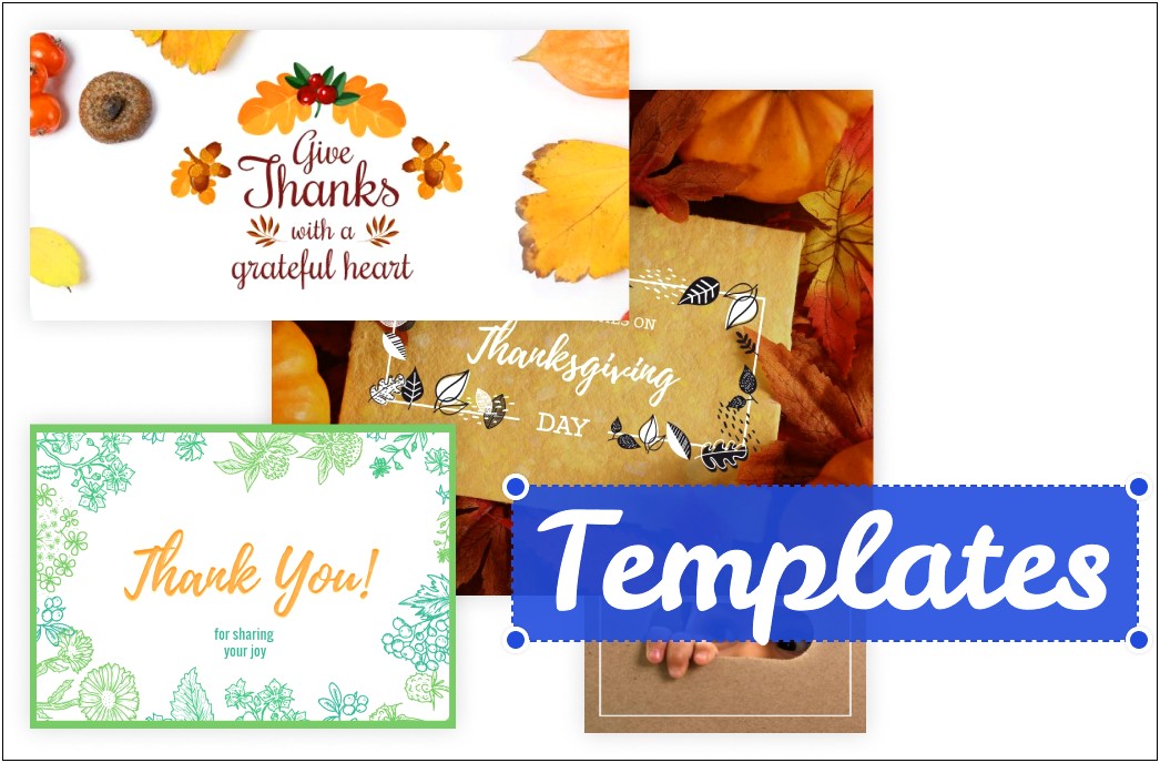 Free Online Thank You Cards Templates