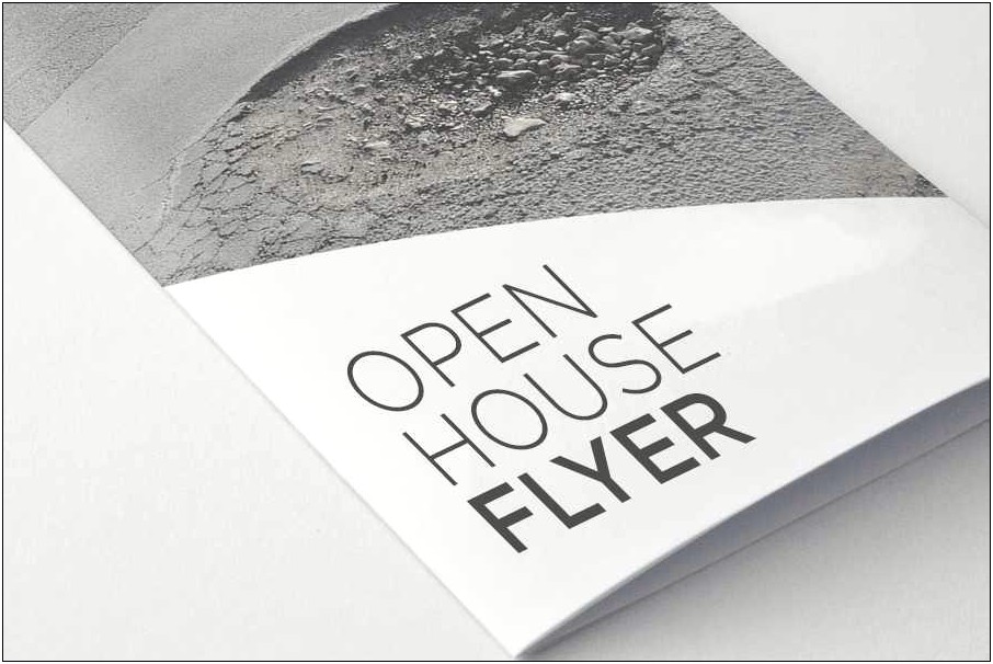 Free Open House Feature Sheet Template