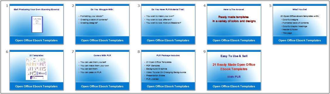Free Open Office Templates For Kindle