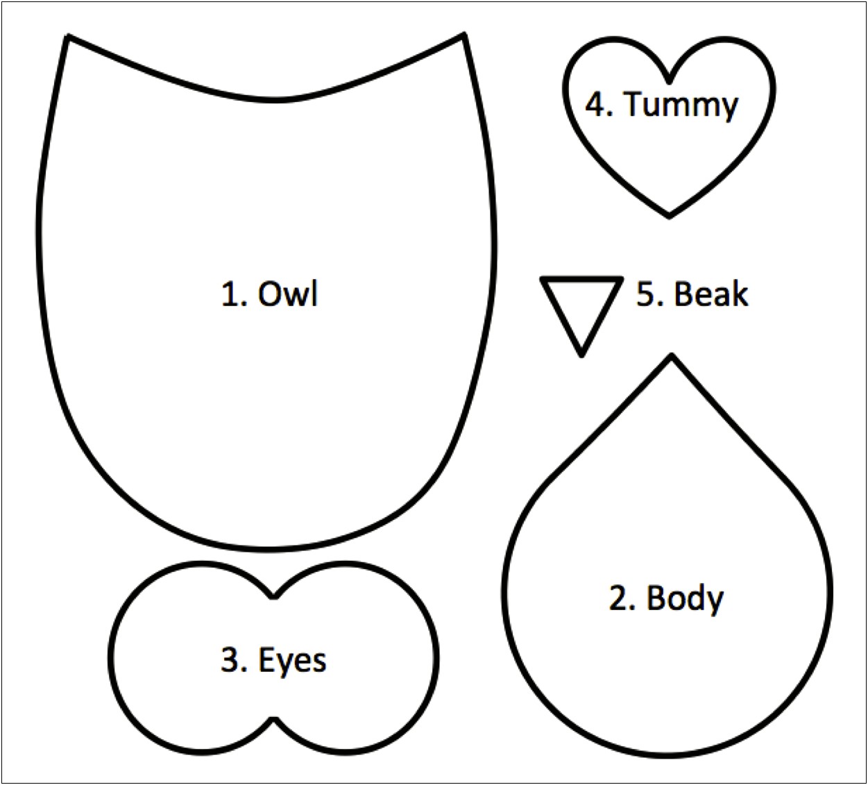 Free Owl Template By Classroom Compulsion