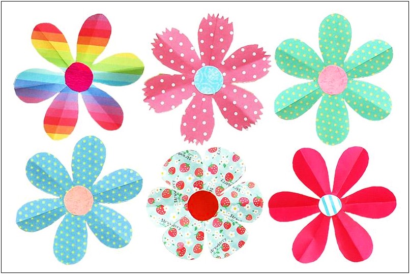 Free Paper Flower Templates For Kids