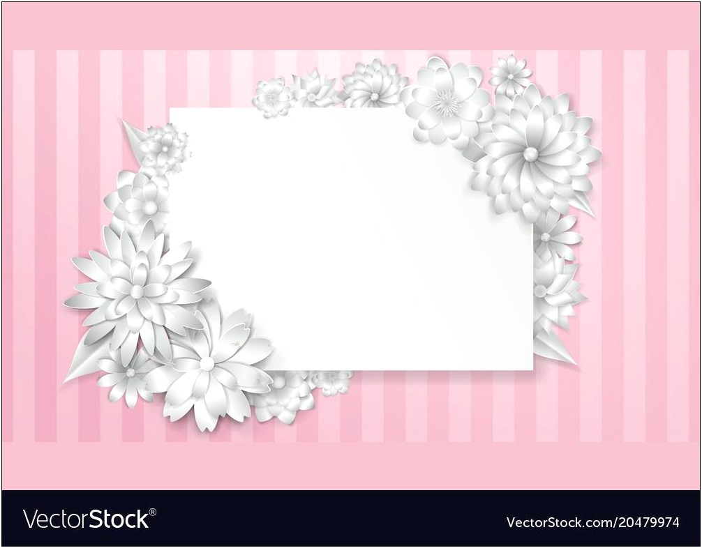 Free Paper Flowers For Cards Template