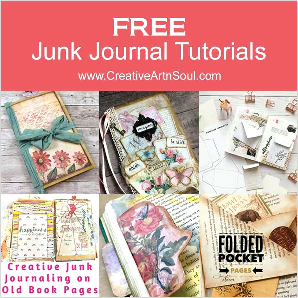 Free Paper Folding Templates For Junk Journals
