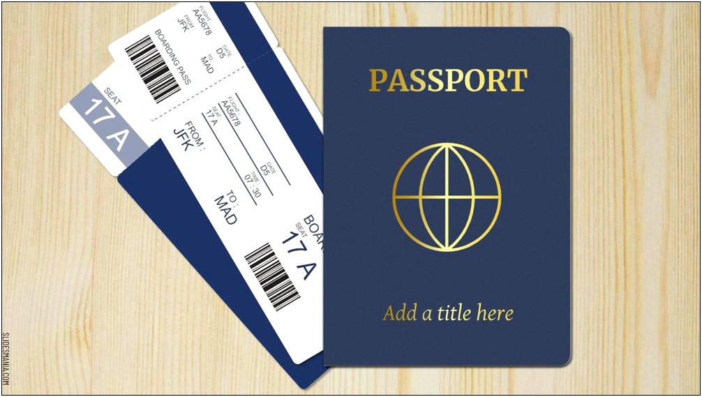 Free Passport Template For School Project