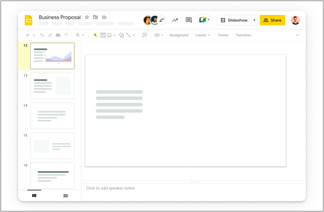 Free Personal Presentation Template For Google Slides