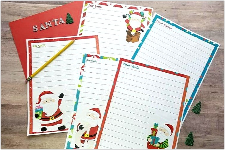 Free Personalized Letter Template From Santa Personalized