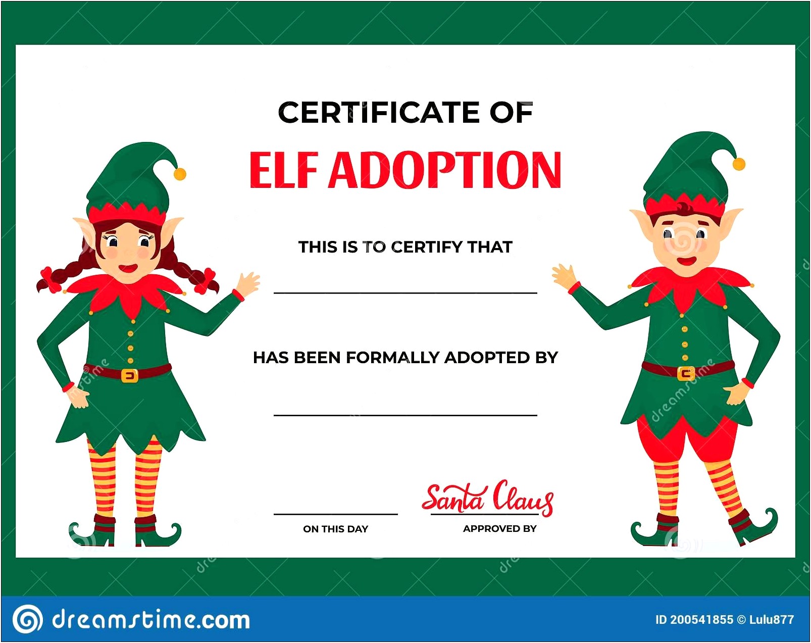 Free Pet Adoption Certificate Downable Template Word
