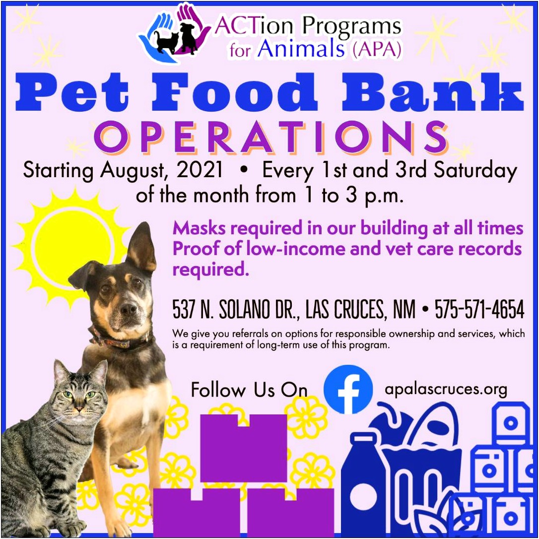 Free Pet Food Pantry Flyer Templates