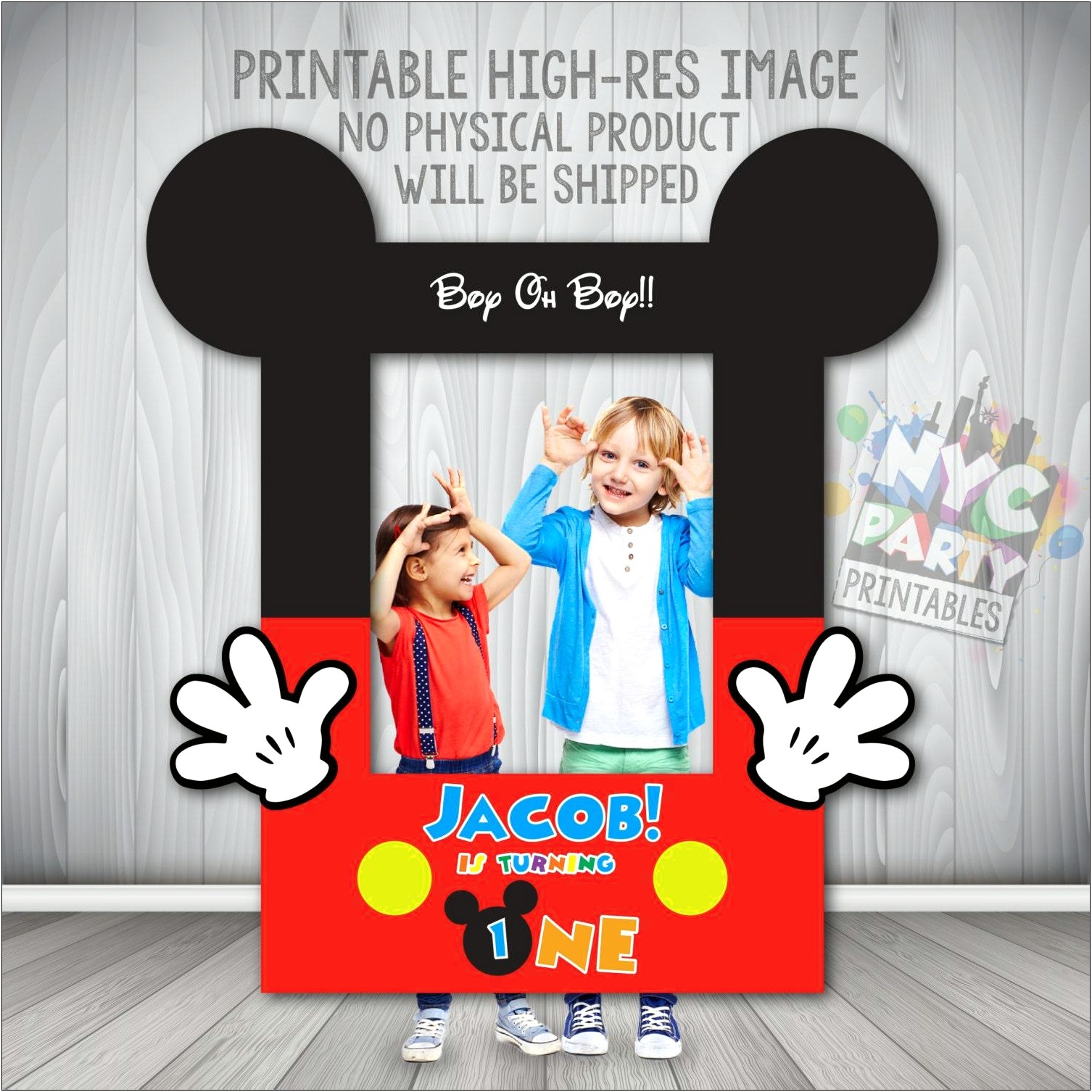 Free Photo Props Mickey Mouse Printables And Templates