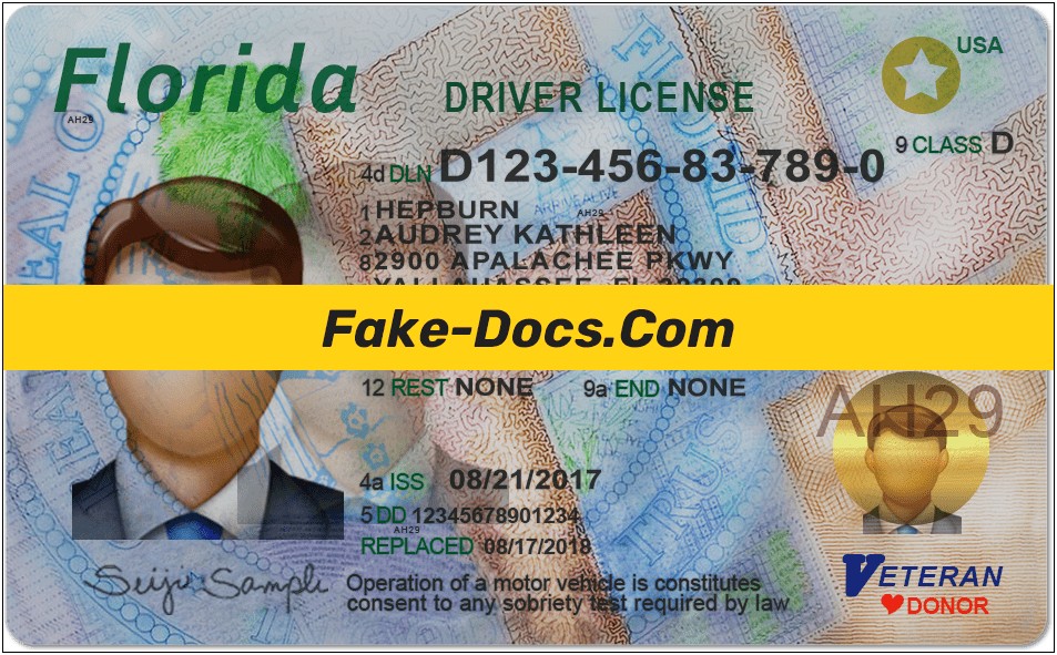 Free Photoshop Drivers License Template Download