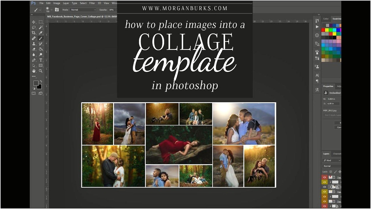Free Photoshop Templates For Photographers Collage