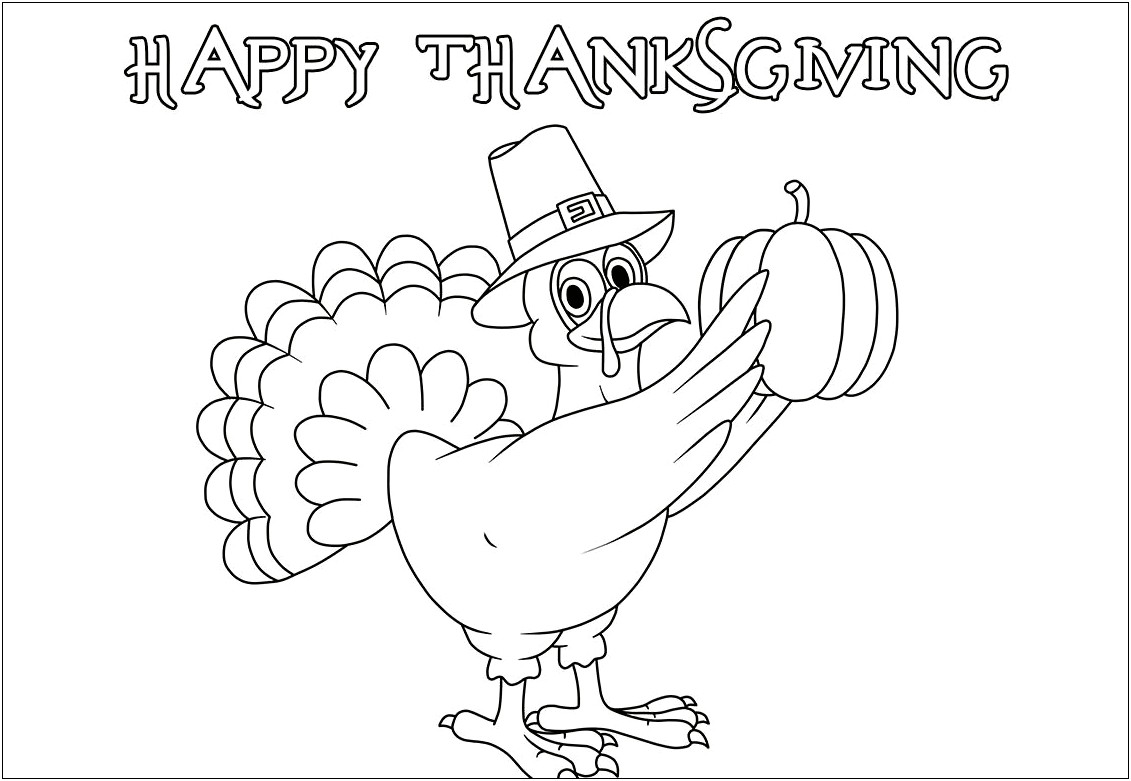 Free Pilgrim And Indian Turkey Template