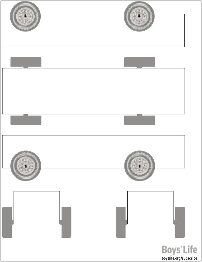 Free Pinewood Derby Car Paint Template Designs Download