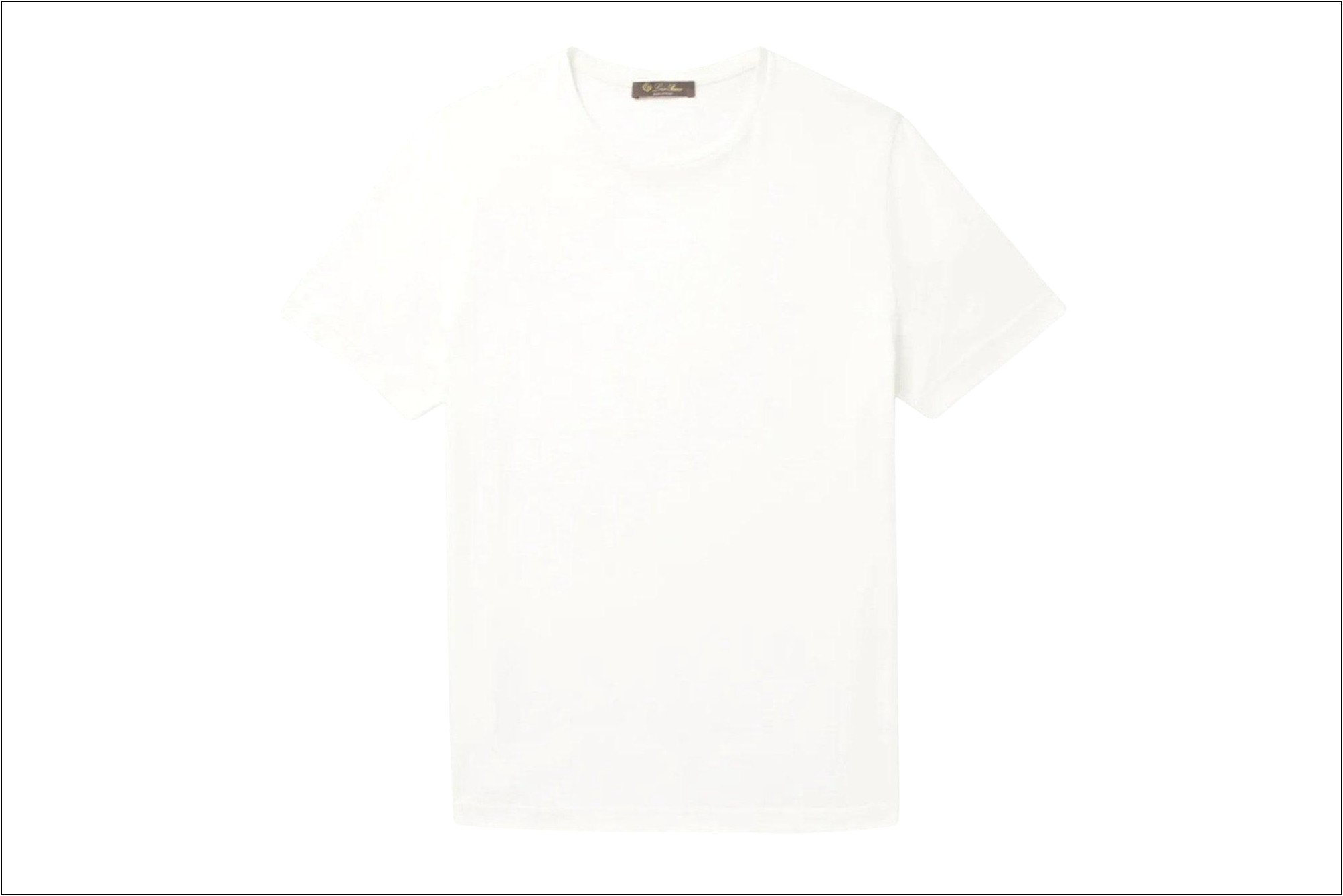 Free Plain White T Shirt Fitted Template