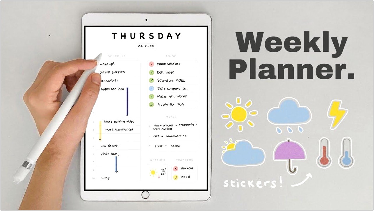 Free Planner Template Guide For Stickers