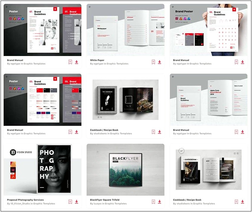 Free Portfolio Template Download For Publsiher