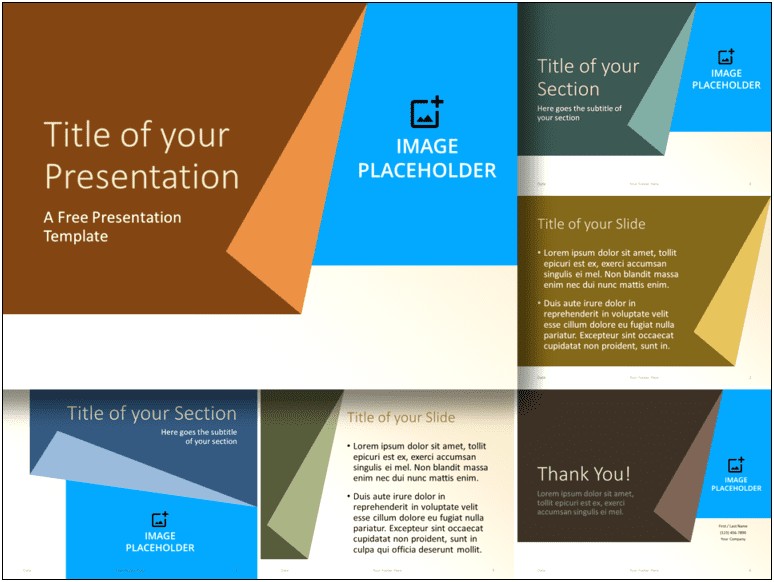 Free Powerpoint Abstract Chaos Slide Templates