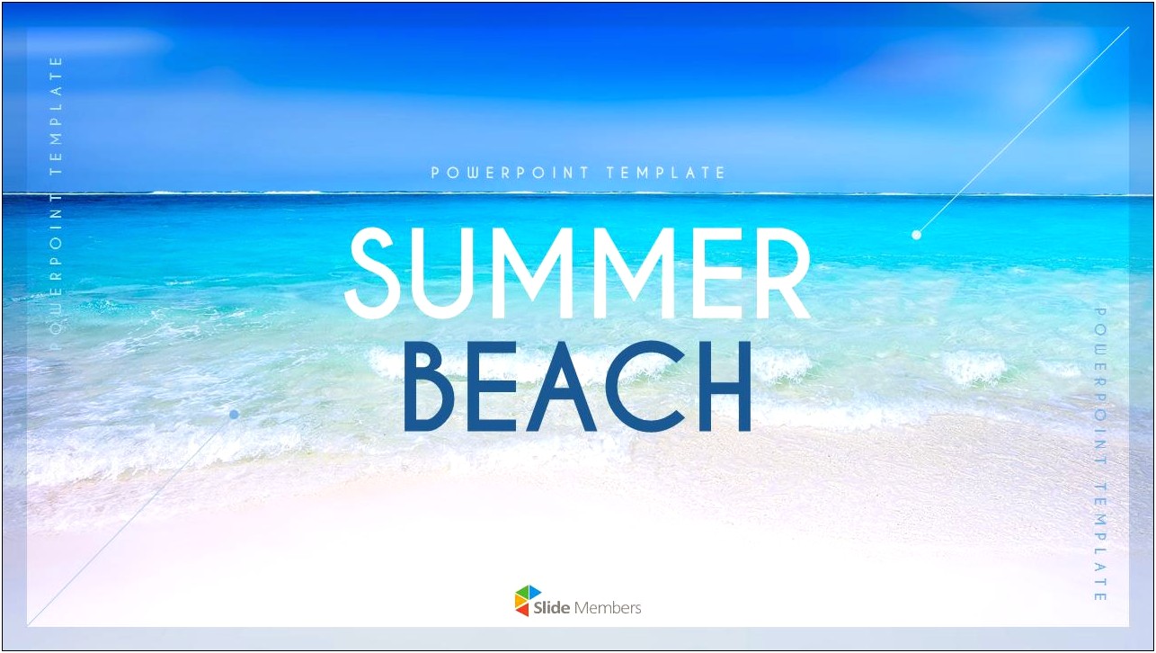 Free Powerpoint Background Templates For Summer Sign