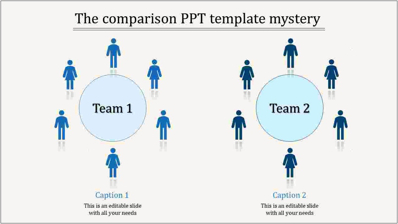 Free Powerpoint Features Comparison Slide Template