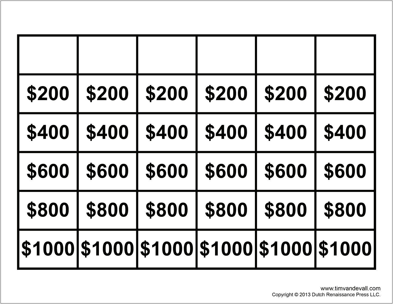 Free Powerpoint Jeopardy Template With Music