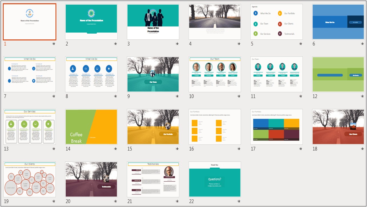 Free Powerpoint Project Status Dashboard Template