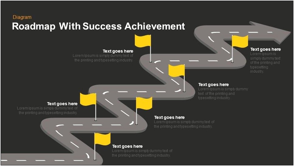 Free Powerpoint Template For Road To Success