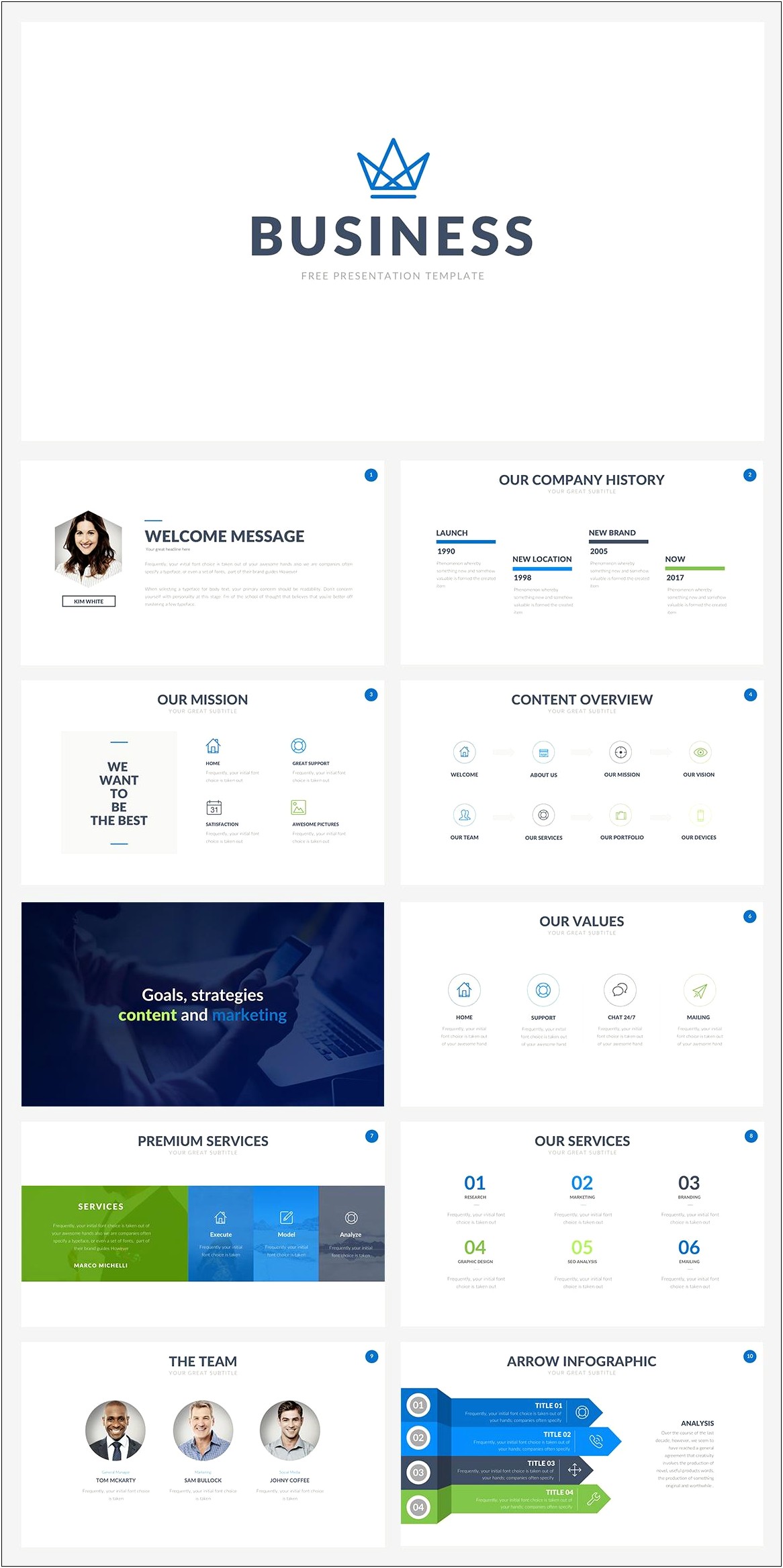 Free Powerpoint Templates Business Powerpoint Slide Designs