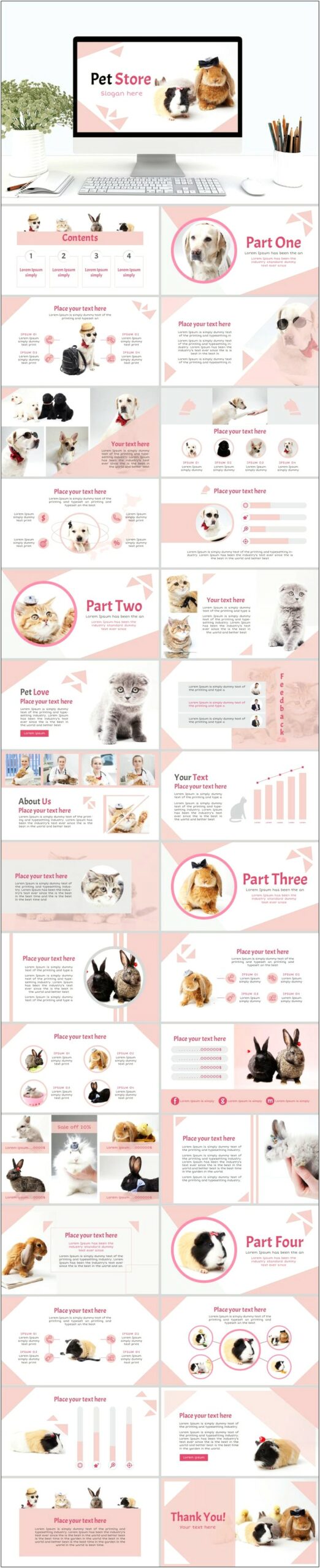 Free Powerpoint Templates Dogs And Cats