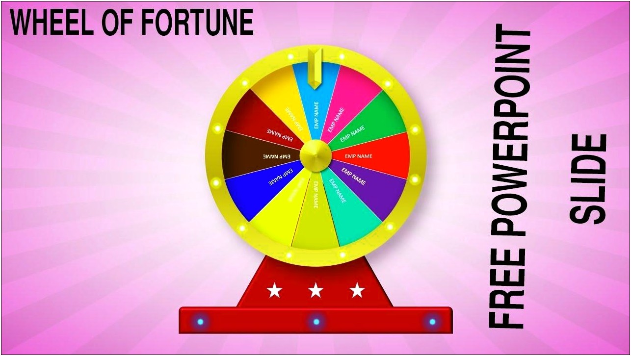 Free Powerpoint Templates Download Interactive Wheel