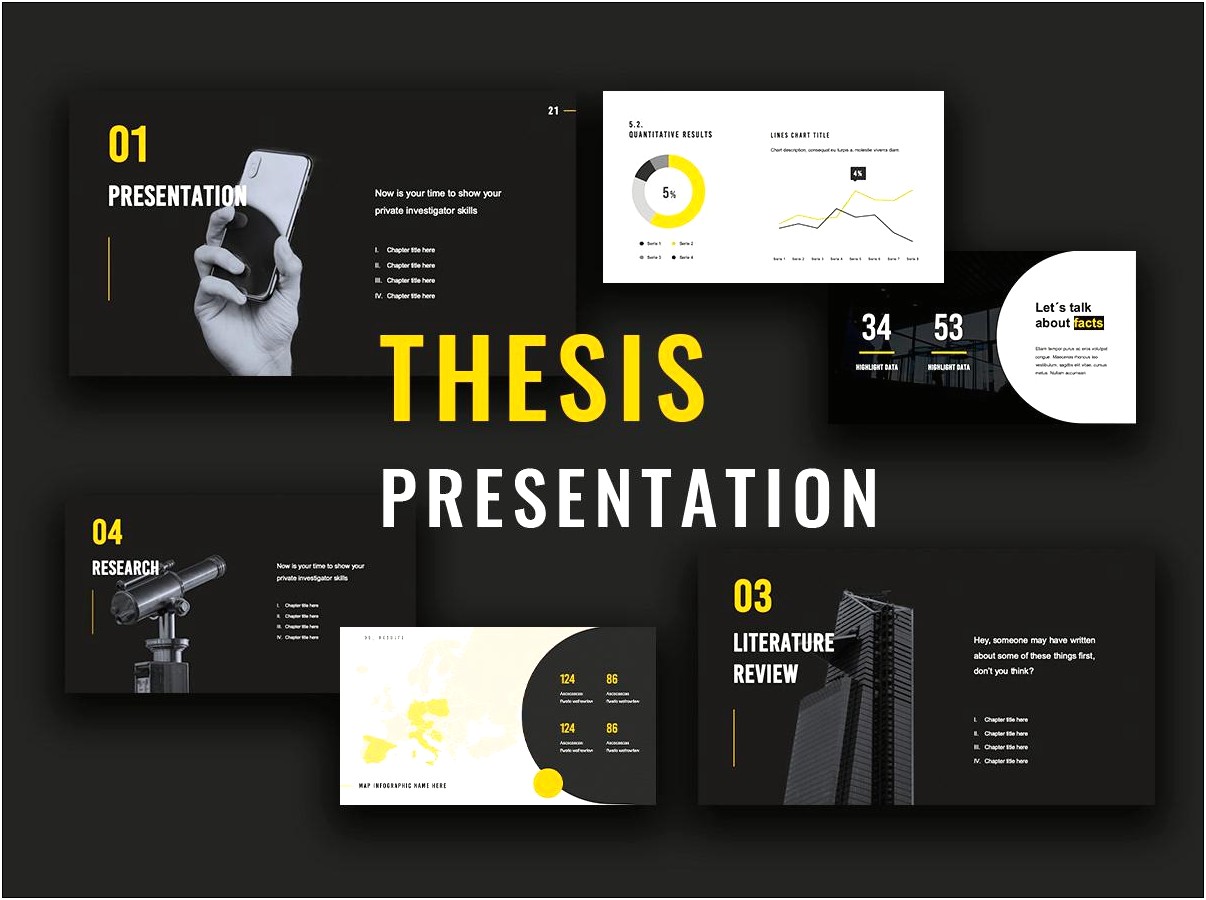 Free Powerpoint Templates For Master Thesis Presentation